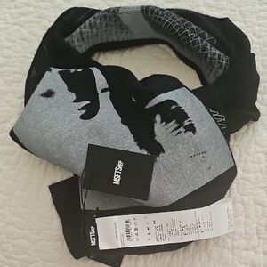 MSFTSrep Men's Scarf With Logo Mystery School NWT